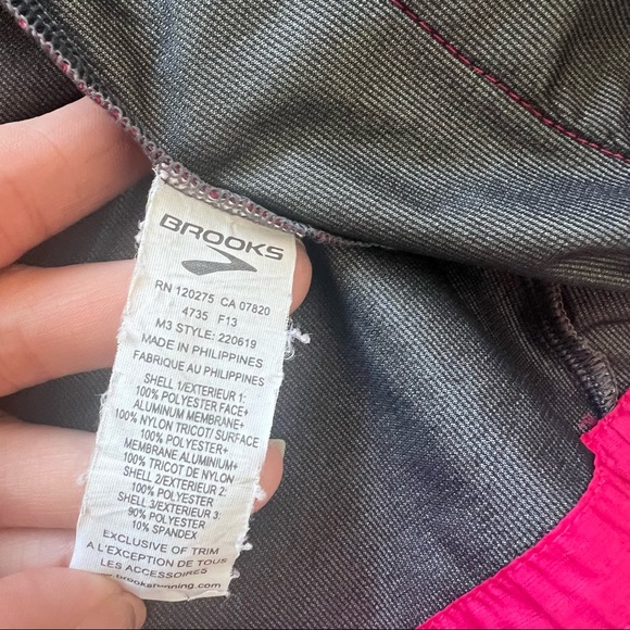 Brooks Jackets Coats Brooks Shelter Technology Running Jacket Windbreaker Hot Pink Size Small Poshmark